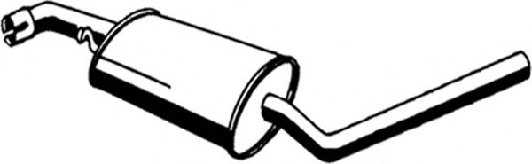 Средний глушитель выхлопных газов ASMET 04073