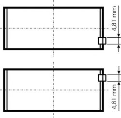 Шатунный подшипник KOLBENSCHMIDT 77845600