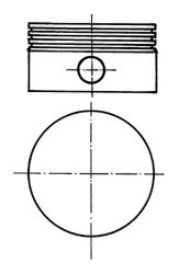 Поршень KOLBENSCHMIDT 94037600