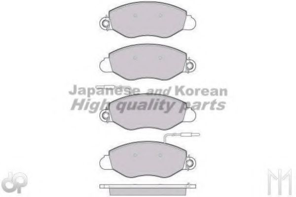 Комплект тормозных колодок, дисковый тормоз ASHUKI N009-17
