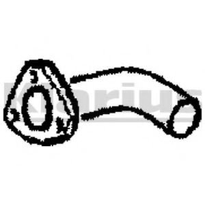 Труба выхлопного газа KLARIUS 110204