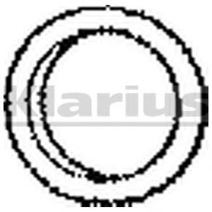 Прокладка, труба выхлопного газа KLARIUS 410013