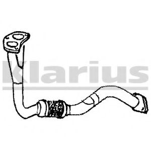 Труба выхлопного газа KLARIUS 301620