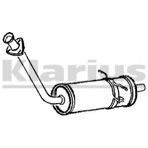 Средний глушитель выхлопных газов BOSAL 211391