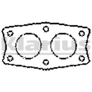 Прокладка, труба выхлопного газа KLARIUS VOG17