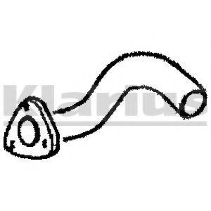 Труба выхлопного газа WALKER 04552