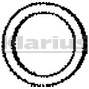 Прокладка, труба выхлопного газа KLARIUS 410520