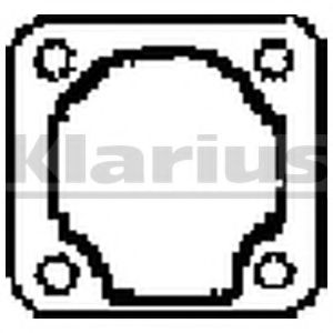 Прокладка, труба выхлопного газа KLARIUS 410680