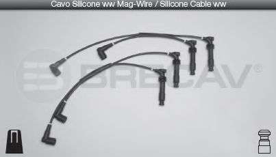 Комплект проводов зажигания BRECAV 09.531