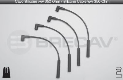 Комплект проводов зажигания BRECAV 16510