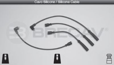 Комплект проводов зажигания BRECAV 44502