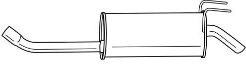 Глушитель выхлопных газов конечный SIGAM 13652