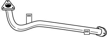 Труба выхлопного газа SIGAM 65132