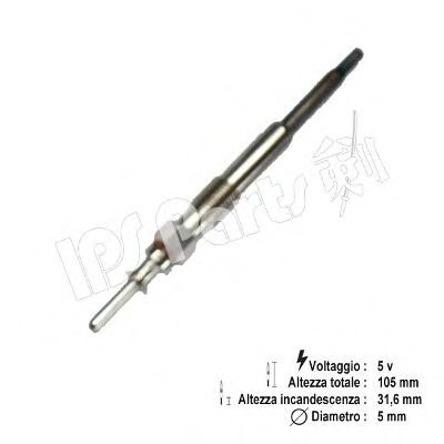 Изолятор, свеча накаливания IPS Parts IDG-178