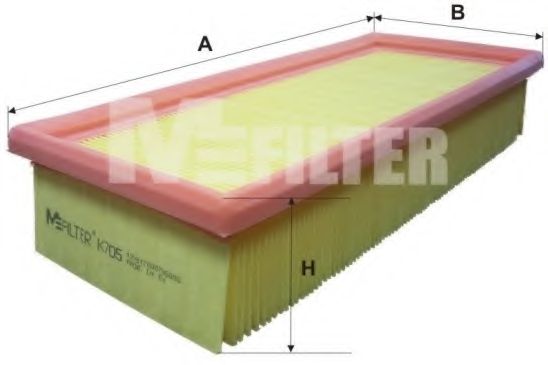 Воздушный фильтр MFILTER K 705