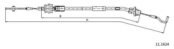Тросик газа MALÒ 26987