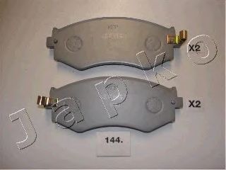 Комплект тормозных колодок, дисковый тормоз JAPKO 50144