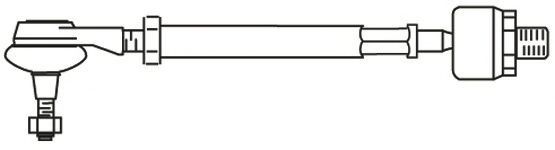 Поперечная рулевая тяга FRAP T/282