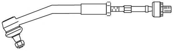 Поперечная рулевая тяга FRAP T/306