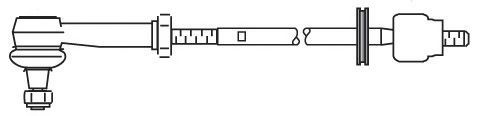 Поперечная рулевая тяга FRAP T/329