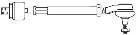 Поперечная рулевая тяга FRAP T/384