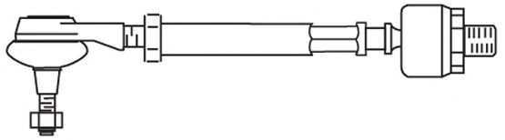 Поперечная рулевая тяга FRAP T/390