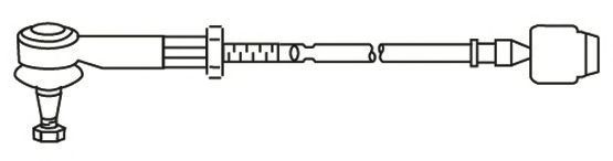 Поперечная рулевая тяга FRAP T/424
