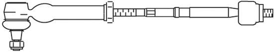 Поперечная рулевая тяга FRAP T/432