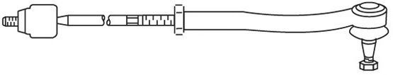 Поперечная рулевая тяга FRAP T450