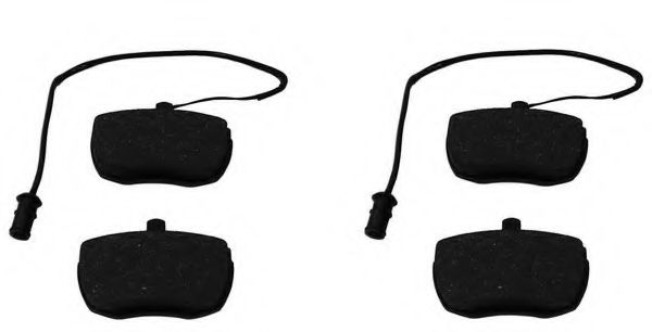 Комплект тормозных колодок, дисковый тормоз VEMA 4444158