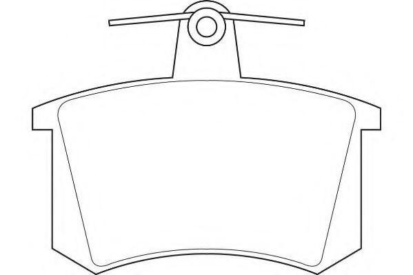 Комплект тормозных колодок, дисковый тормоз WAGNER WBP21144A