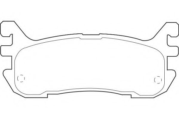 Комплект тормозных колодок, дисковый тормоз WAGNER WBP23387A