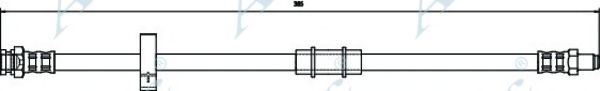 Тормозной шланг APEC braking HOS3099