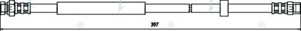 Тормозной шланг APEC braking HOS3363