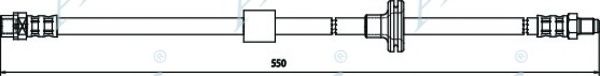 Тормозной шланг APEC braking HOS3612