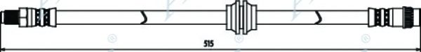 Тормозной шланг APEC braking HOS3766