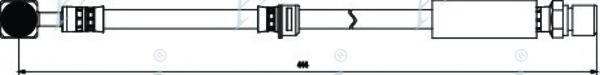 Тормозной шланг APEC braking HOS3807