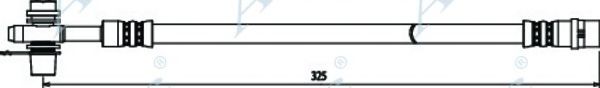 Тормозной шланг APEC braking HOS3611