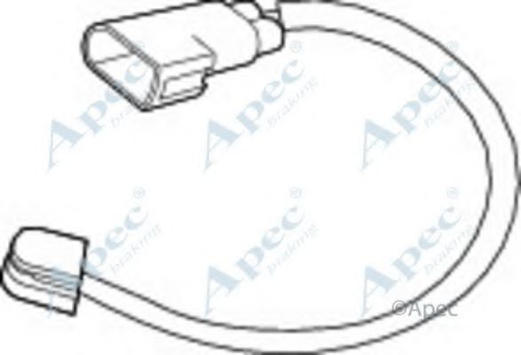 Указатель износа, накладка тормозной колодки APEC braking WIR5280