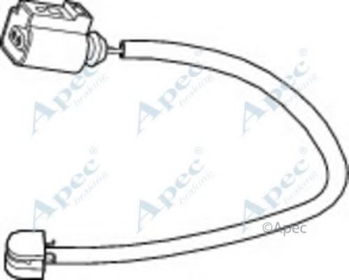 Указатель износа, накладка тормозной колодки APEC braking WIR5247