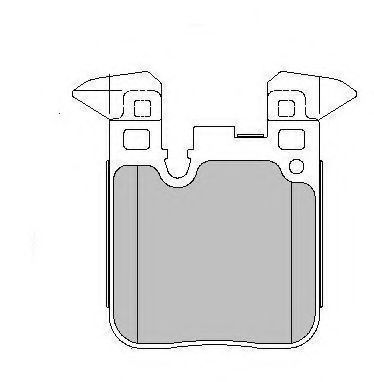 Комплект тормозных колодок, дисковый тормоз MOTAQUIP LVXL1732