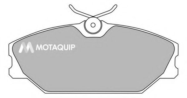 Комплект тормозных колодок, дисковый тормоз MOTAQUIP LVXL1028