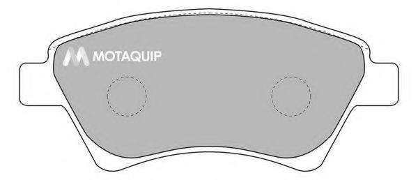 Комплект тормозных колодок, дисковый тормоз MOTAQUIP LVXL1096