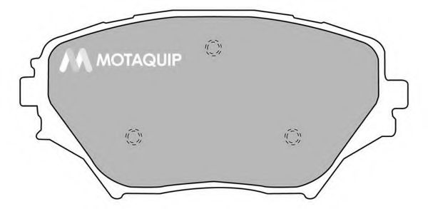 Комплект тормозных колодок, дисковый тормоз MOTAQUIP LVXL1109