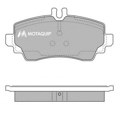 Комплект тормозных колодок, дисковый тормоз MOTAQUIP LVXL232