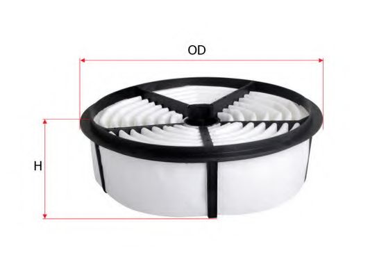 Воздушный фильтр SAKURA  Automotive A-1512