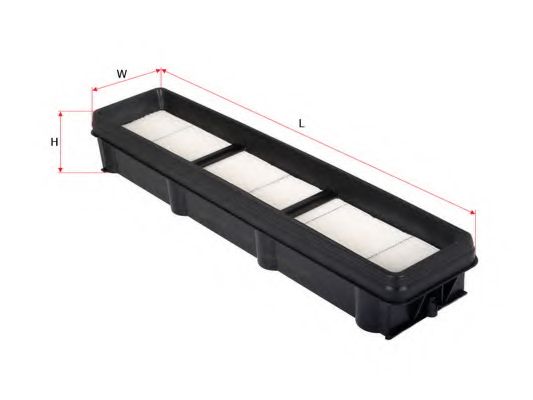 Фильтр, воздух во внутренном пространстве SAKURA  Automotive CA-7601