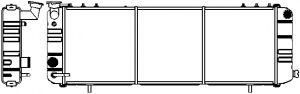 Радиатор, охлаждение двигателя SAKURA  Automotive 1091-0303