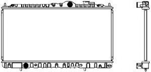 Радиатор, охлаждение двигателя SAKURA  Automotive 1320-0111