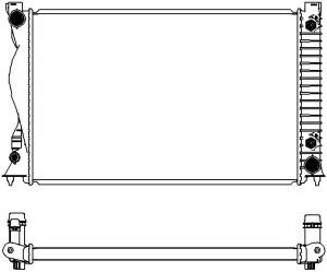 Радиатор, охлаждение двигателя SAKURA  Automotive 3061-8503